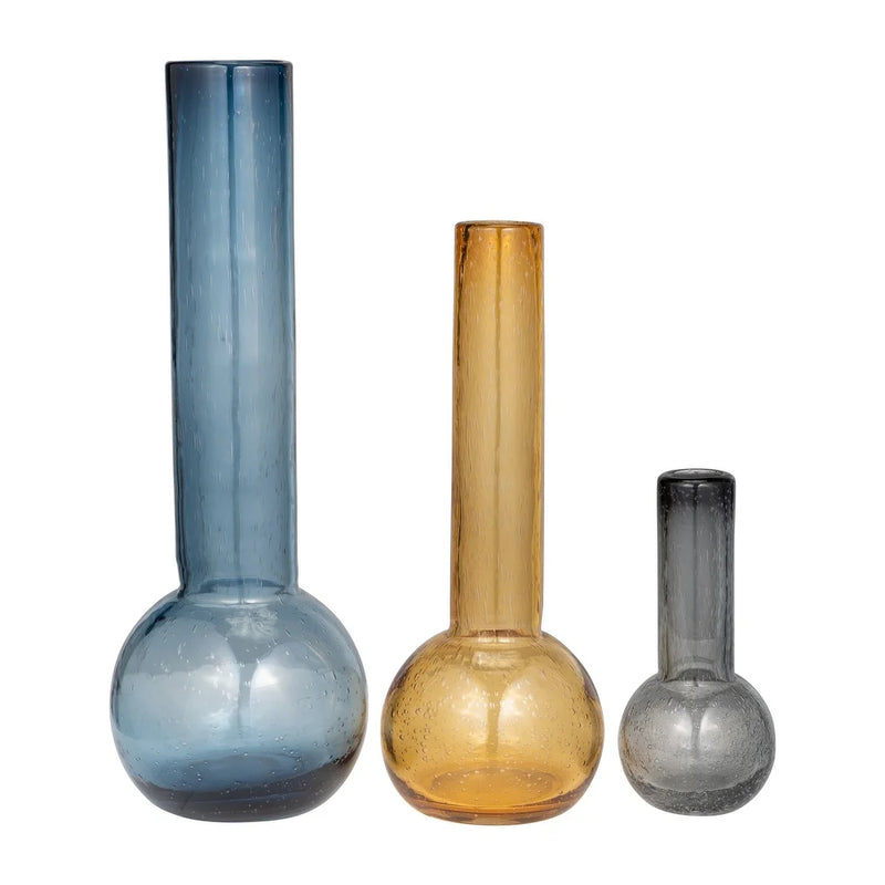 Smoke Glass Vase