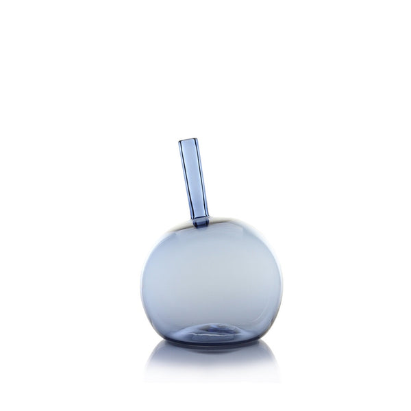 Small Round Balloon Bottle - Steel Blue