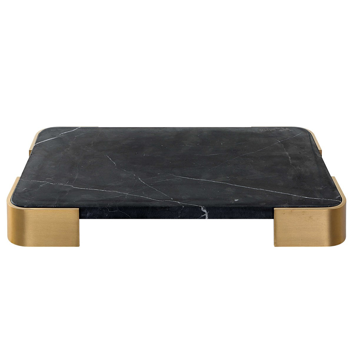 Small Black Marble Tray Level