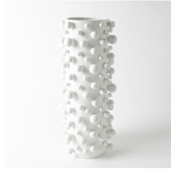 Molecule Vase-Matte White-Lg