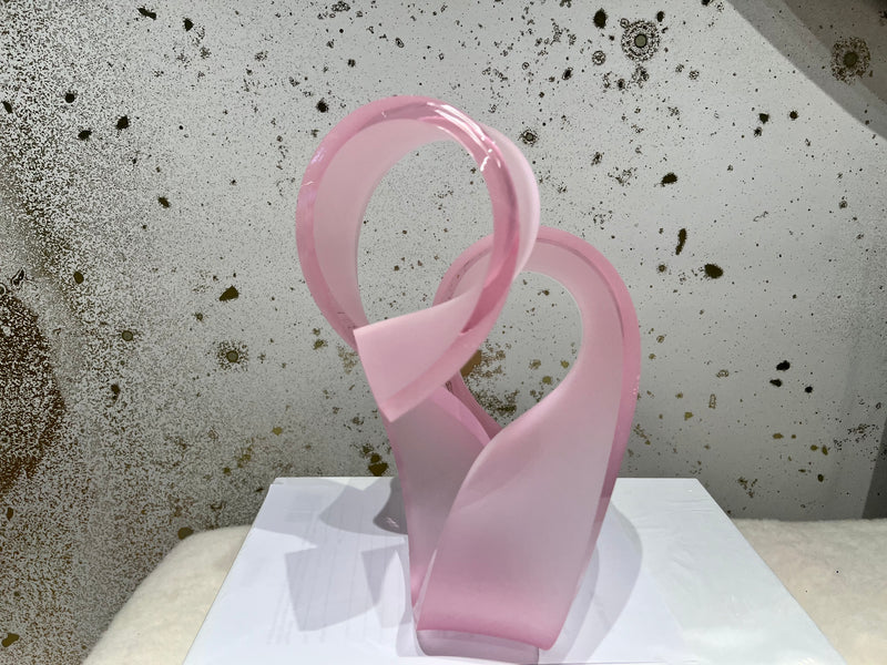 Hot Pink Acrylic Sculpture