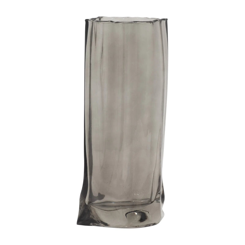 Glass Paper Bag Vase 12"