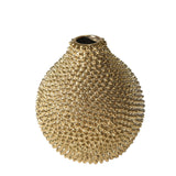 Gold Spiked Ceramic Vase