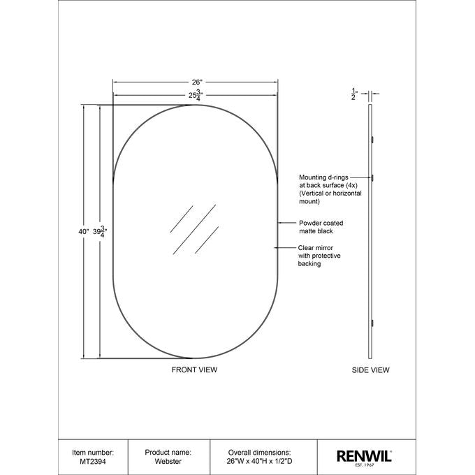 Oval Mirror