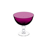 Bubbles Amethyst Crystal Footed Bowl