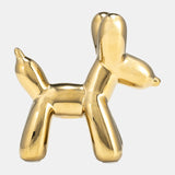 7"L BALLOON DOG ANIMAL, GOLD
