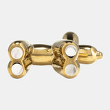 7"L BALLOON DOG ANIMAL, GOLD