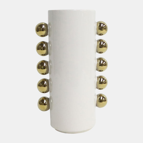 Ceramic Vase W/ Side Knobs