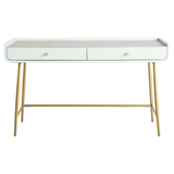 White Lacquer Vanity Desk