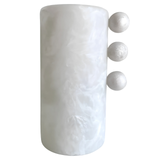 Marbled Bubble Resin Vase