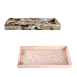Swirled Handled Rectangle Tray
