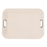 Large Serving Tray with Metal Handles