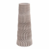 Ribbed Porcelain Vases