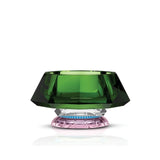 Lizzi Hand-Cut Crystal Bowl – Green