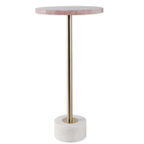 Pink Quartz Accent Table