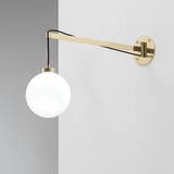 Achillea Wall Movable Brass Arm