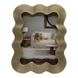 Gold Wavy Photo Frame