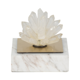 Rock Crystal and Marble Sculpture