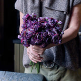ARTIFICIAL RANUNCULUS BUNCH PURPLE