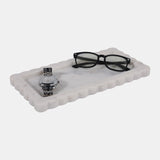 Scallop Edge Marble Tray