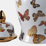Butterflies Temple Jar Large