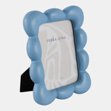 4x6" Puffy Squiggle Photo Frame, Blue