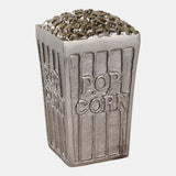 7" Popcorn Bucket, Silver/Gold