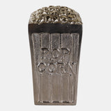 7" Popcorn Bucket, Silver/Gold