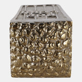 7" Popcorn Bucket, Silver/Gold