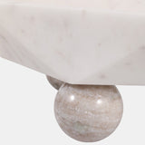 Marble Hexagon Bowl With Ball Feet
