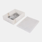 Ribbed Alabaster Box