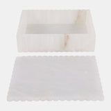 Ribbed Alabaster Box