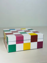 Colorblock Covered Box - Medium