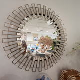 White Tile Mirror