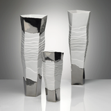 Erosum Porcelain Platinum Bottom Vase