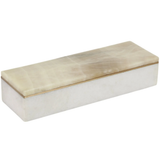 Rectangular White Onyx Box