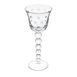 Bubbles Clear Crystal Water Glass No. 2