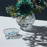 Royal Clear Crystal Small Footed Bowl