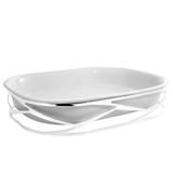 Stainless Steel Porcelain Serving Dishes