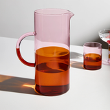 Pink & Amber Two Tone Pitcher