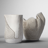 White Moonrise Vase