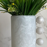 Marbled Bubble Resin Vase