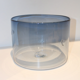 Steel Ombre Dimple Vase XL Wide