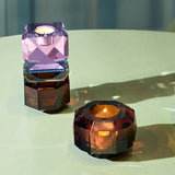 Texas Supreme Tealight Holder Amber