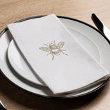 Bee Gold - Printed Guest Towel