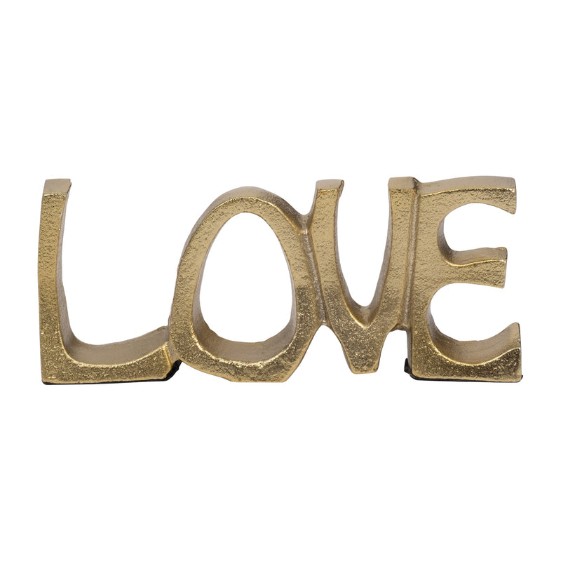 Gold Love Sign