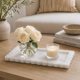Scallop Edge Marble Tray