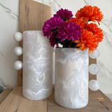Marbled Bubble Resin Vase