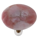 Pink Quartz Accent Table