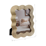 Gold Wavy Photo Frame